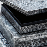 Keldy Antique Pewter Finish Box by Ashley at Eve Furniture