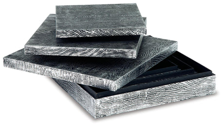 Keldy Antique Pewter Finish Box by Ashley at Eve Furniture