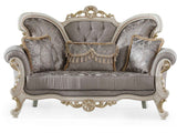 Kelebek Vizon Traditional Loveseat by Furnia at Eve Furniture