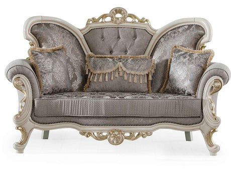 Kelebek Vizon Traditional Loveseat by Furnia at Eve Furniture