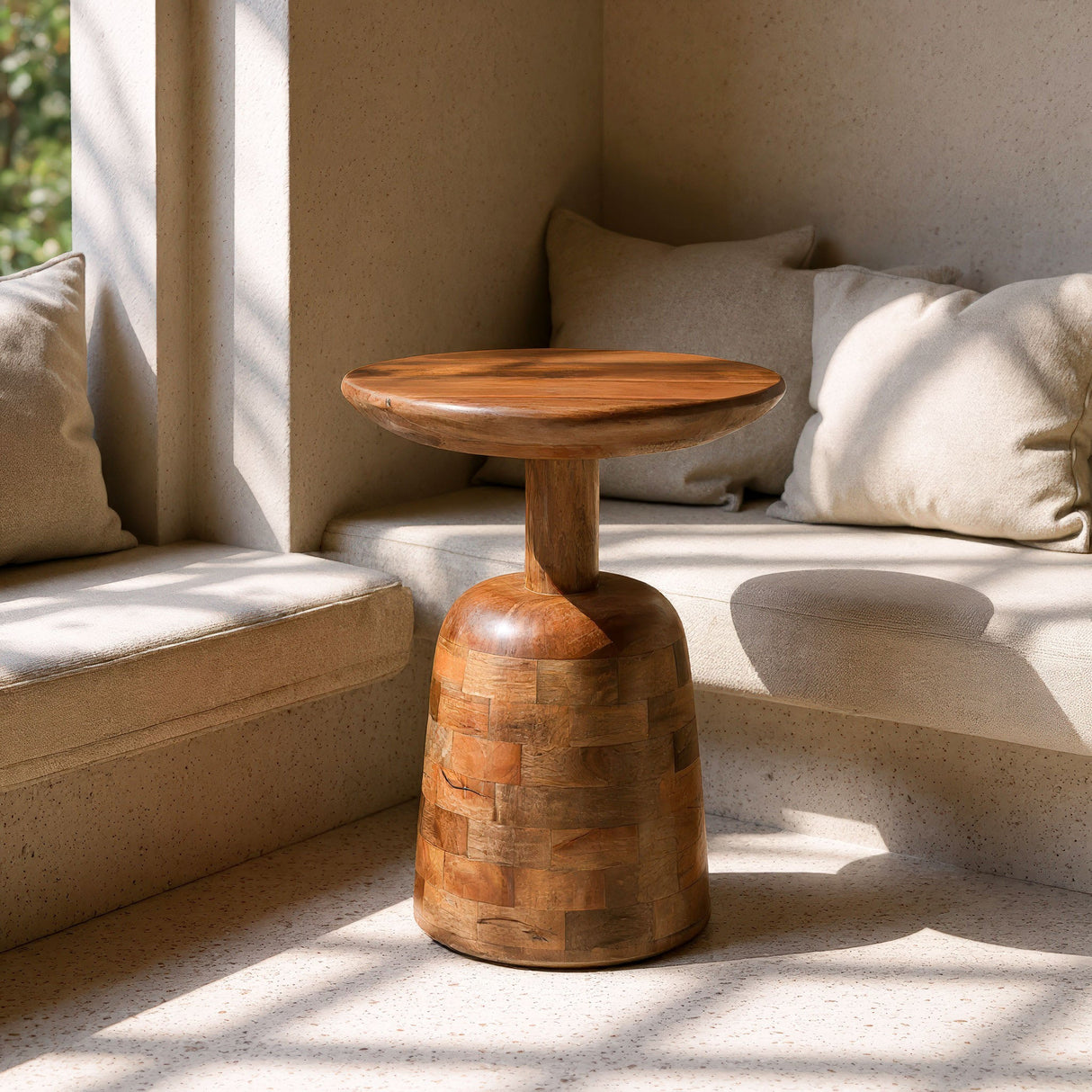 Kelk Walnut Side Table by Zuomod at Eve Furniture