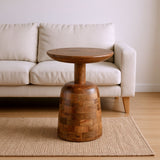 Kelk Walnut Side Table by Zuomod at Eve Furniture
