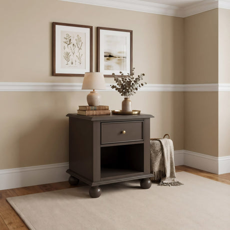 Kellie Bourbon 1-Drawer Nightstand by Modus Furniture at Eve Furniture