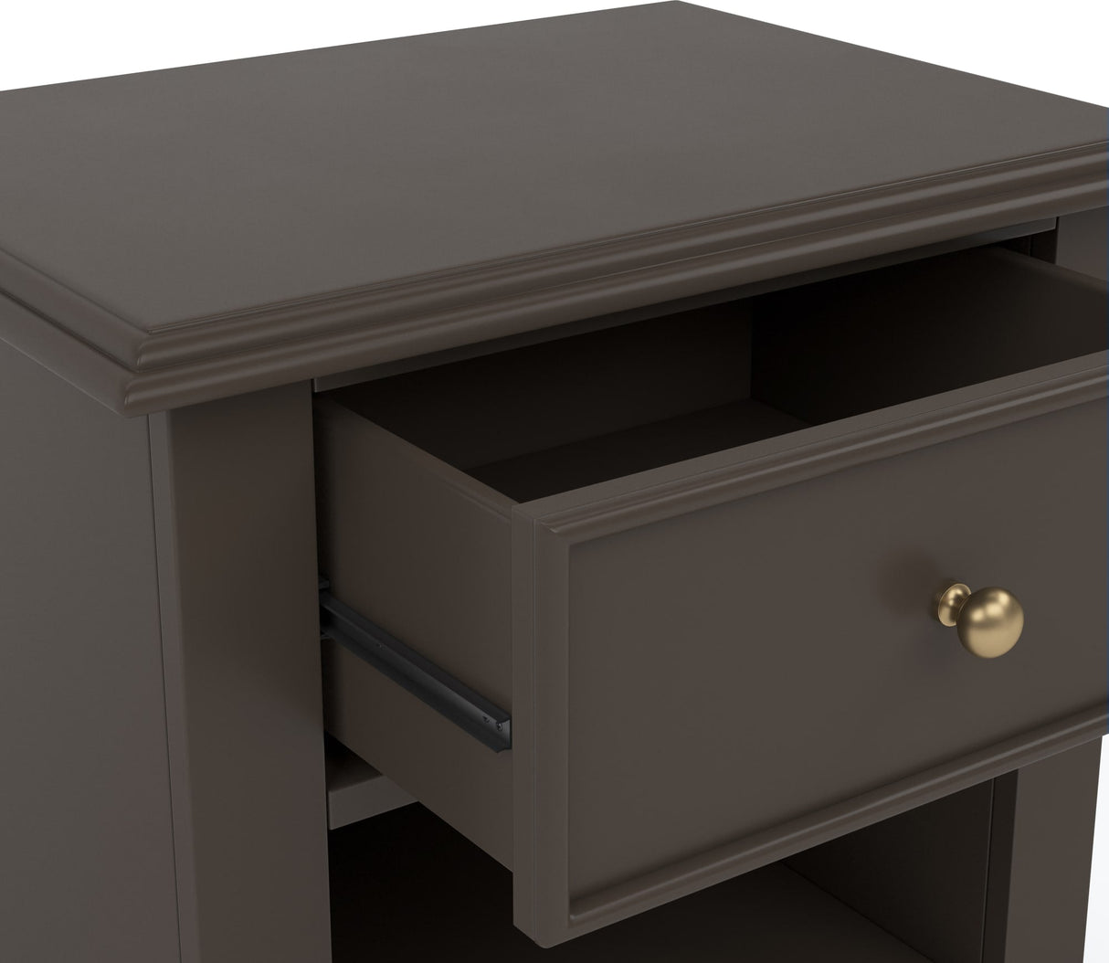 Kellie Bourbon 1-Drawer Nightstand