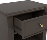 Kellie Bourbon 1-Drawer Nightstand