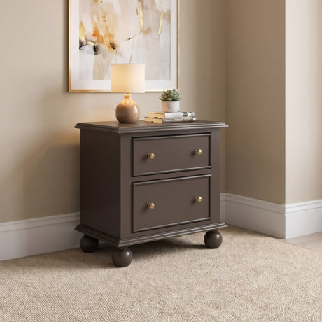 Kellie Bourbon 2-Drawer Nightstand by Modus Furniture at Eve Furniture