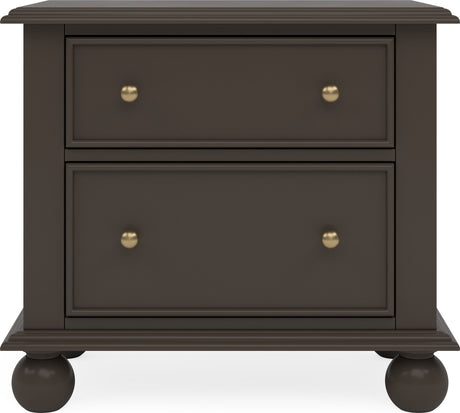 Kellie Bourbon 2-Drawer Nightstand by Modus Furniture at Eve Furniture