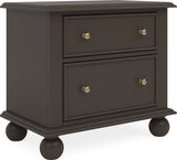 Kellie Bourbon 2-Drawer Nightstand