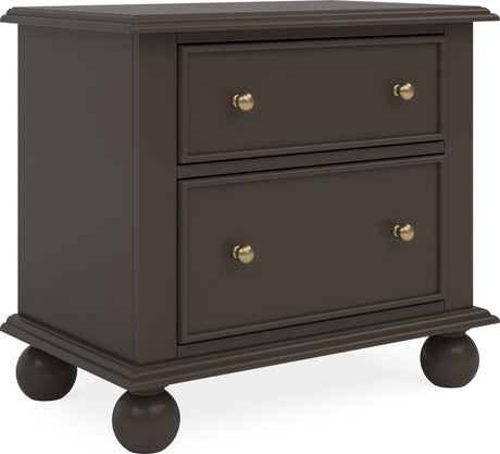 Kellie Bourbon 2-Drawer Nightstand by Modus Furniture at Eve Furniture