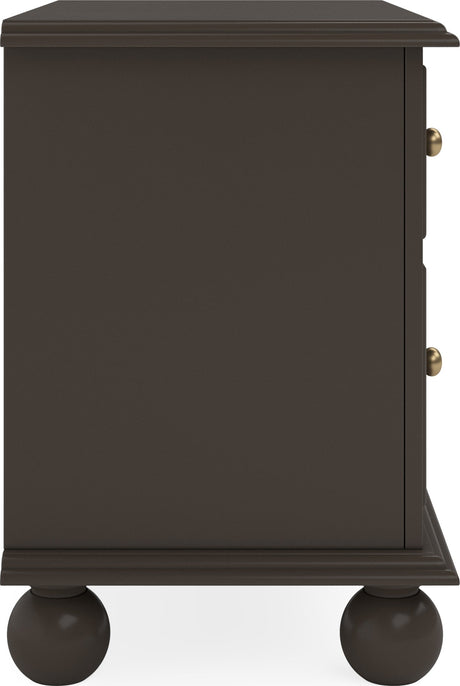 Kellie Bourbon 2-Drawer Nightstand by Modus Furniture at Eve Furniture