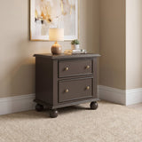 Kellie Bourbon 2-Drawer Nightstand
