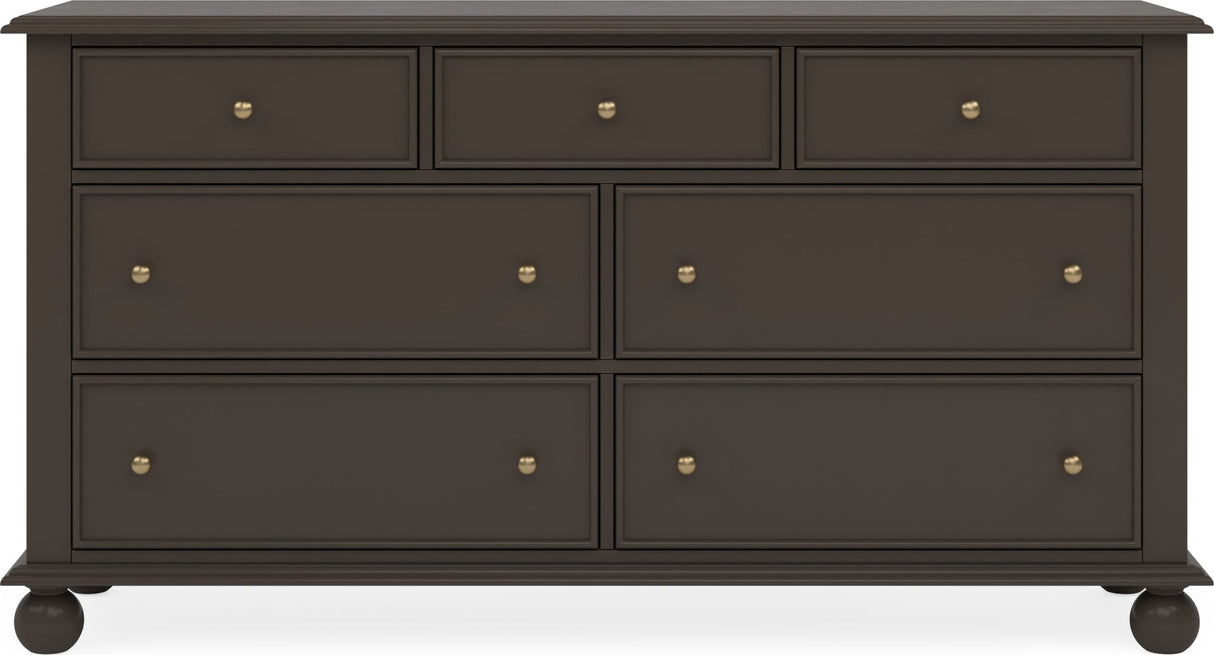 Kellie Bourbon 7-Drawer Dresser
