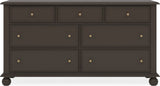 Kellie Bourbon 7-Drawer Dresser