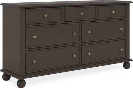 Kellie Bourbon 7-Drawer Dresser by Modus Furniture at Eve Furniture