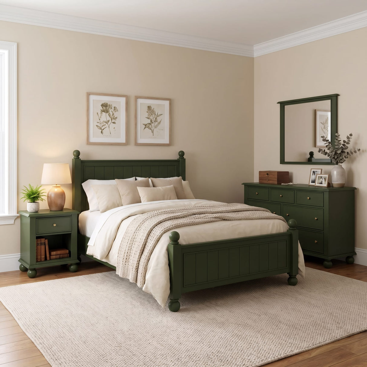 Kellie Juniper 1-Drawer Nightstand