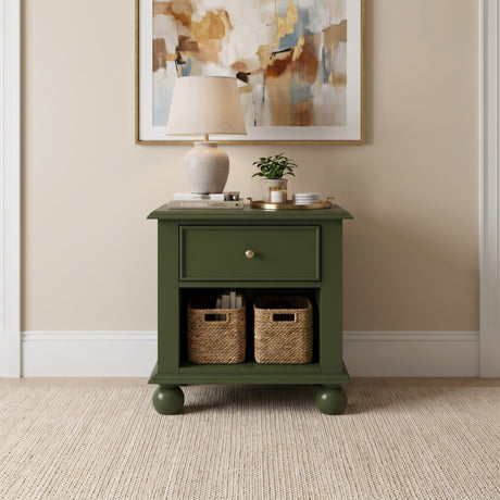 Kellie Juniper 1-Drawer Nightstand by Modus Furniture at Eve Furniture