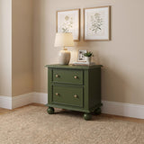 Kellie Juniper 2-Drawer Nightstand
