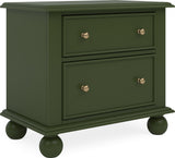 Kellie Juniper 2-Drawer Nightstand