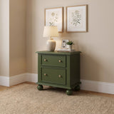 Kellie Juniper 2-Drawer Nightstand