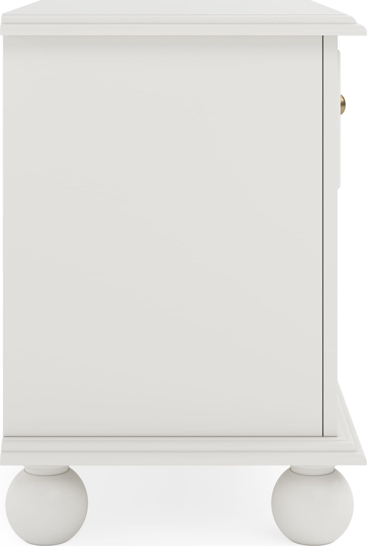 Kellie Milkstone 1-Drawer Nightstand by Modus Furniture at Eve Furniture