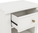Kellie Milkstone 1-Drawer Nightstand by Modus Furniture at Eve Furniture
