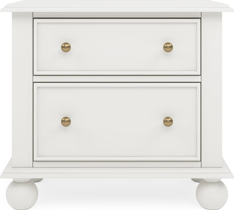 Kellie Milkstone 2-Drawer Nightstand by Modus Furniture at Eve Furniture