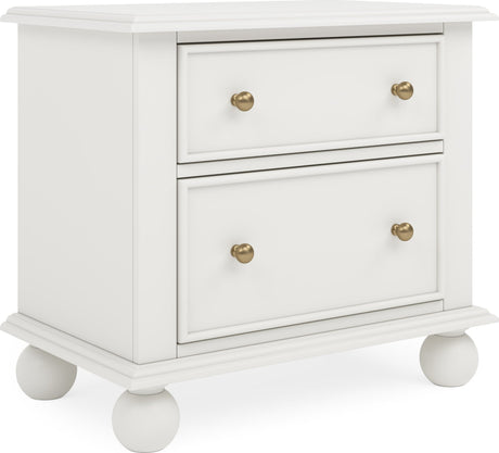 Kellie Milkstone 2-Drawer Nightstand by Modus Furniture at Eve Furniture