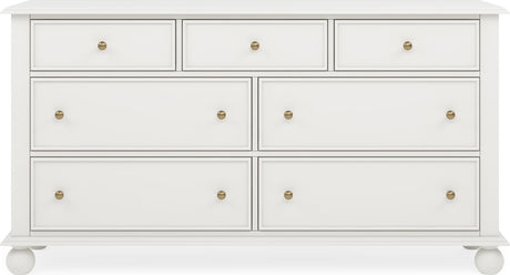 Kellie Milkstone 7-Drawer Dresser by Modus Furniture at Eve Furniture