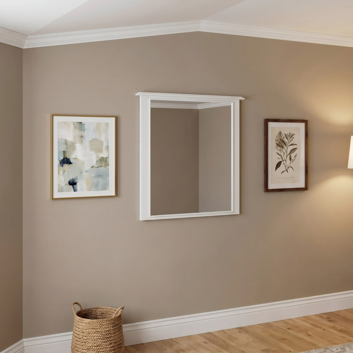 Kellie Milkstone Dresser Mirror