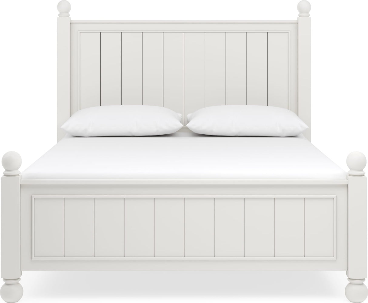 Kellie Milkstone King Panel Bed