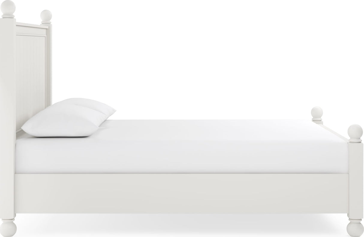 Kellie Milkstone King Panel Bed