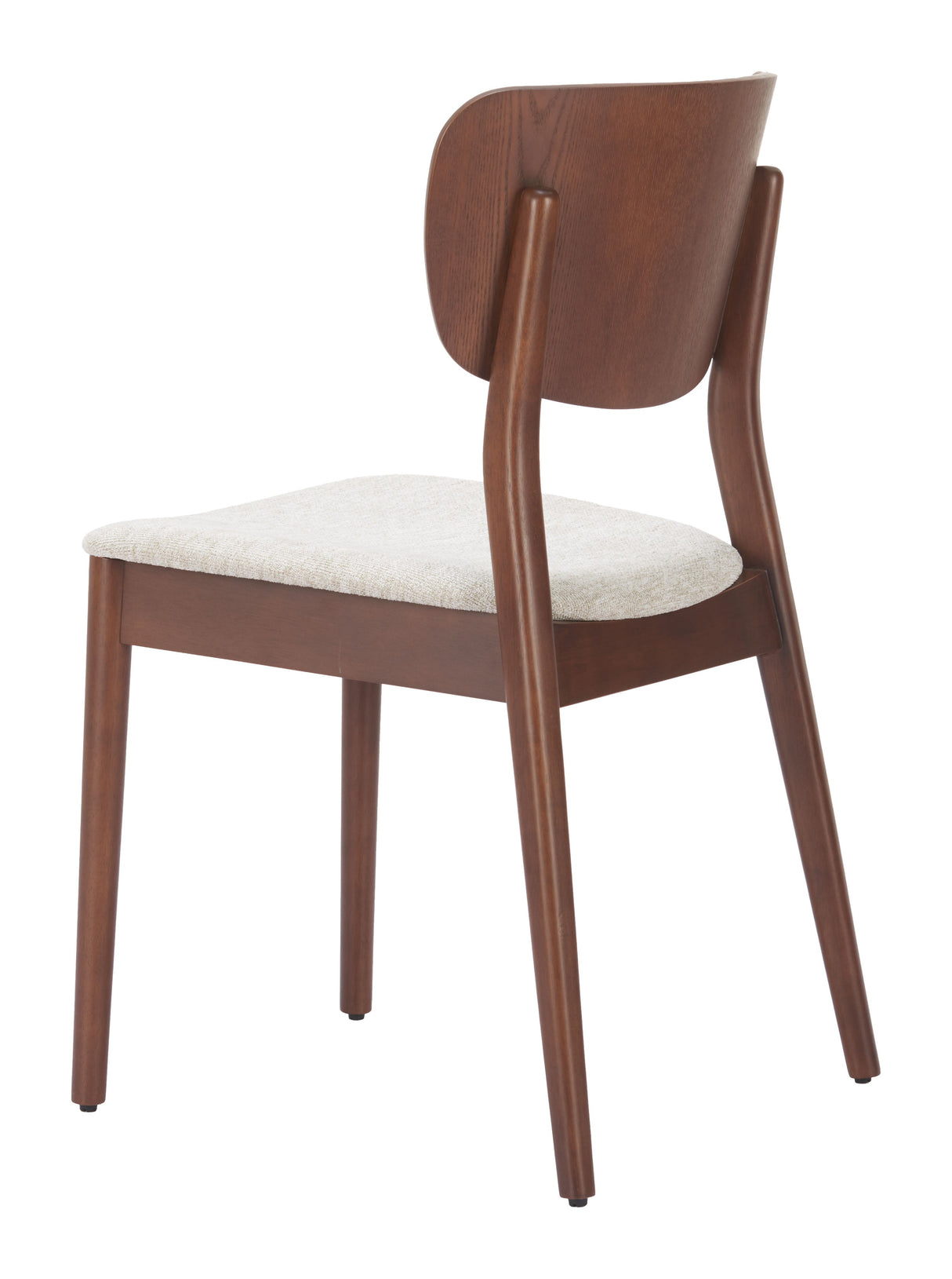 Kellua Beige & Walnut Dining Chair (Set of 2) by Zuomod at Eve Furniture