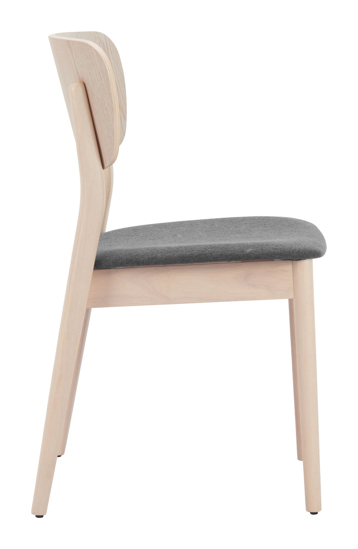 Kellua Gray & Natural Dining Chair (Set of 2) by Zuomod at Eve Furniture
