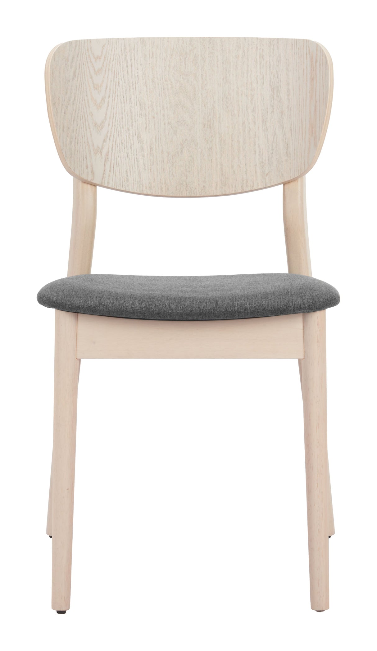 Kellua Gray & Natural Dining Chair (Set of 2) by Zuomod at Eve Furniture