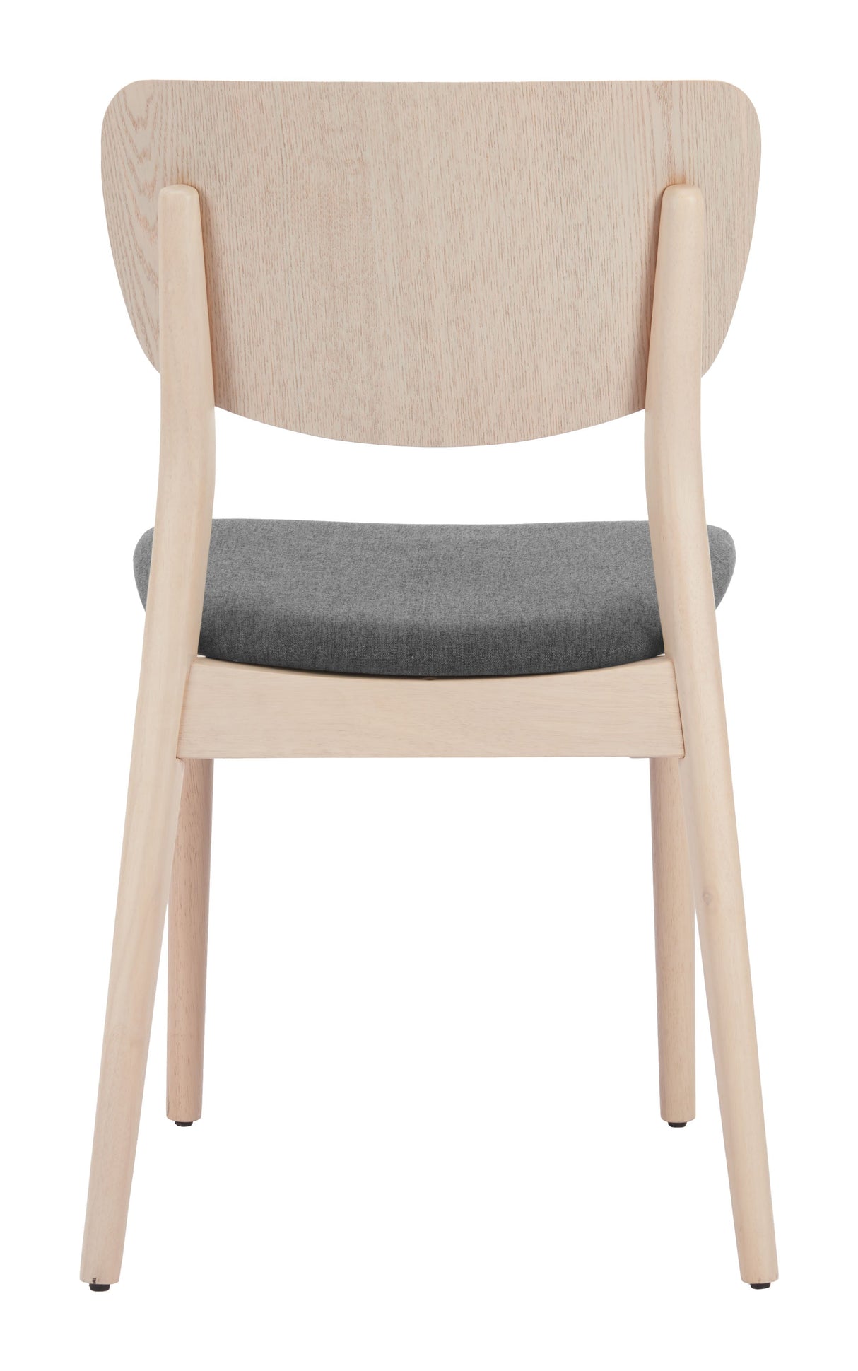 Kellua Gray & Natural Dining Chair (Set of 2) by Zuomod at Eve Furniture