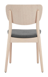 Kellua Gray & Natural Dining Chair (Set of 2) by Zuomod at Eve Furniture