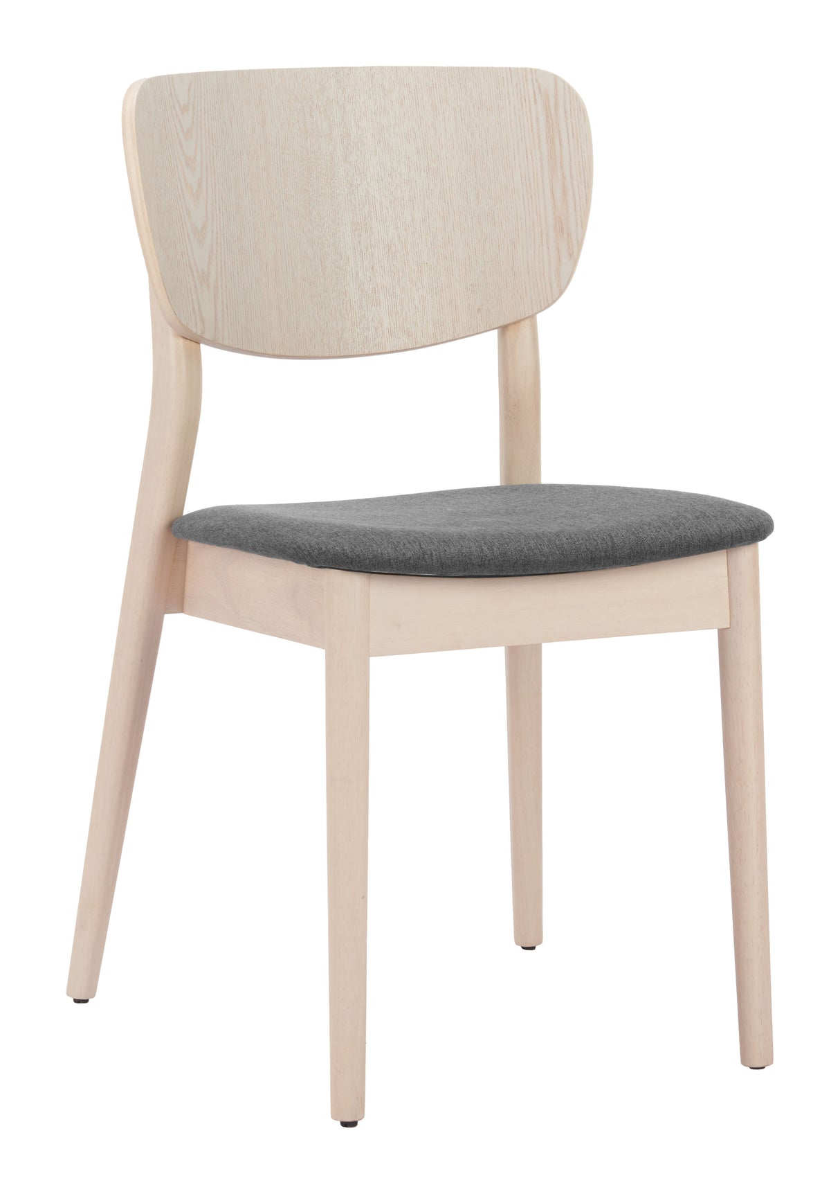 Kellua Gray & Natural Dining Chair (Set of 2) by Zuomod at Eve Furniture