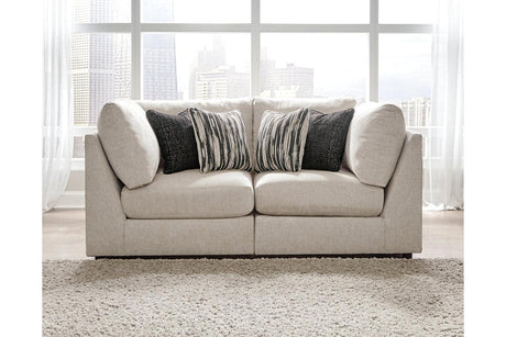 Kellway Bisque 2-Piece Loveseat by Ashley at Eve Furniture