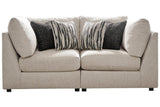 Kellway Bisque 2-Piece Loveseat by Ashley at Eve Furniture