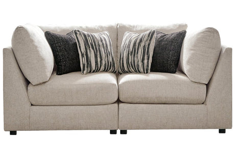 Kellway Bisque 2-Piece Loveseat by Ashley at Eve Furniture