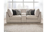 Kellway Bisque 3-Piece Loveseat by Ashley at Eve Furniture