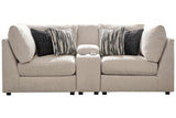 Kellway Bisque 3-Piece Loveseat by Ashley at Eve Furniture