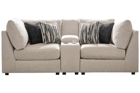 Kellway Bisque 3-Piece Loveseat by Ashley at Eve Furniture