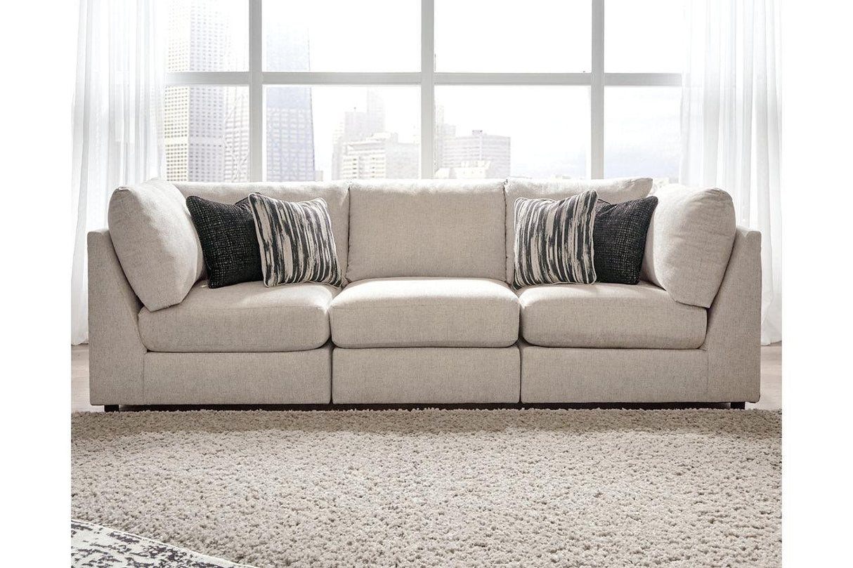 Kellway Bisque 3-Piece Modular Sofa by Ashley at Eve Furniture