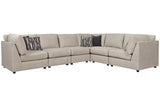 Kellway Bisque 6-Piece Modular Sectional by Ashley at Eve Furniture