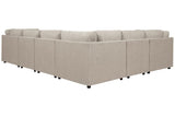 Kellway Bisque 6-Piece Modular Sectional by Ashley at Eve Furniture