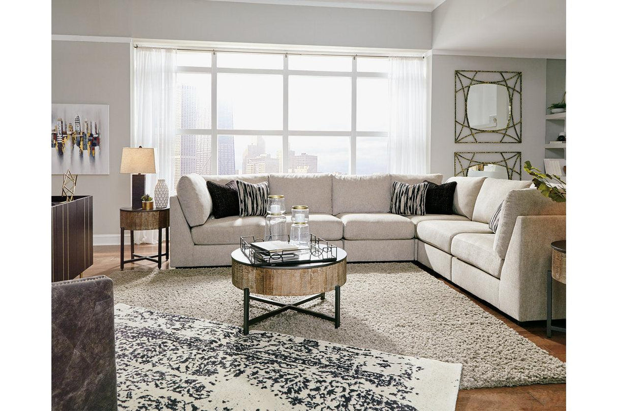 Kellway Bisque 6-Piece Modular Sectional by Ashley at Eve Furniture