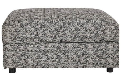 Kellway Bisque Ottoman With Storage by Ashley at Eve Furniture