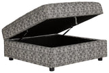 Kellway Bisque Ottoman With Storage by Ashley at Eve Furniture
