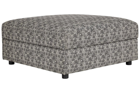 Kellway Bisque Ottoman With Storage by Ashley at Eve Furniture